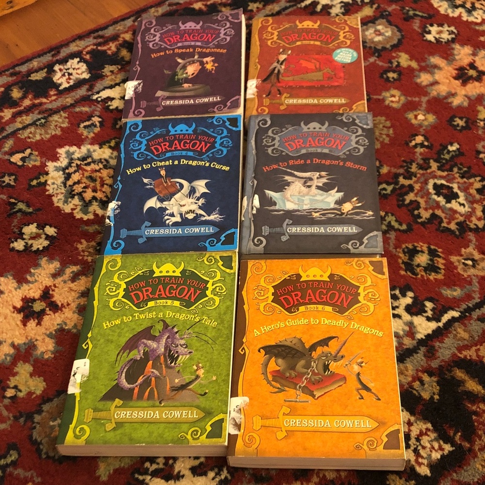 How to Train Your Dragon Paperback Book Set - Multi-Color by Cressida Cowell